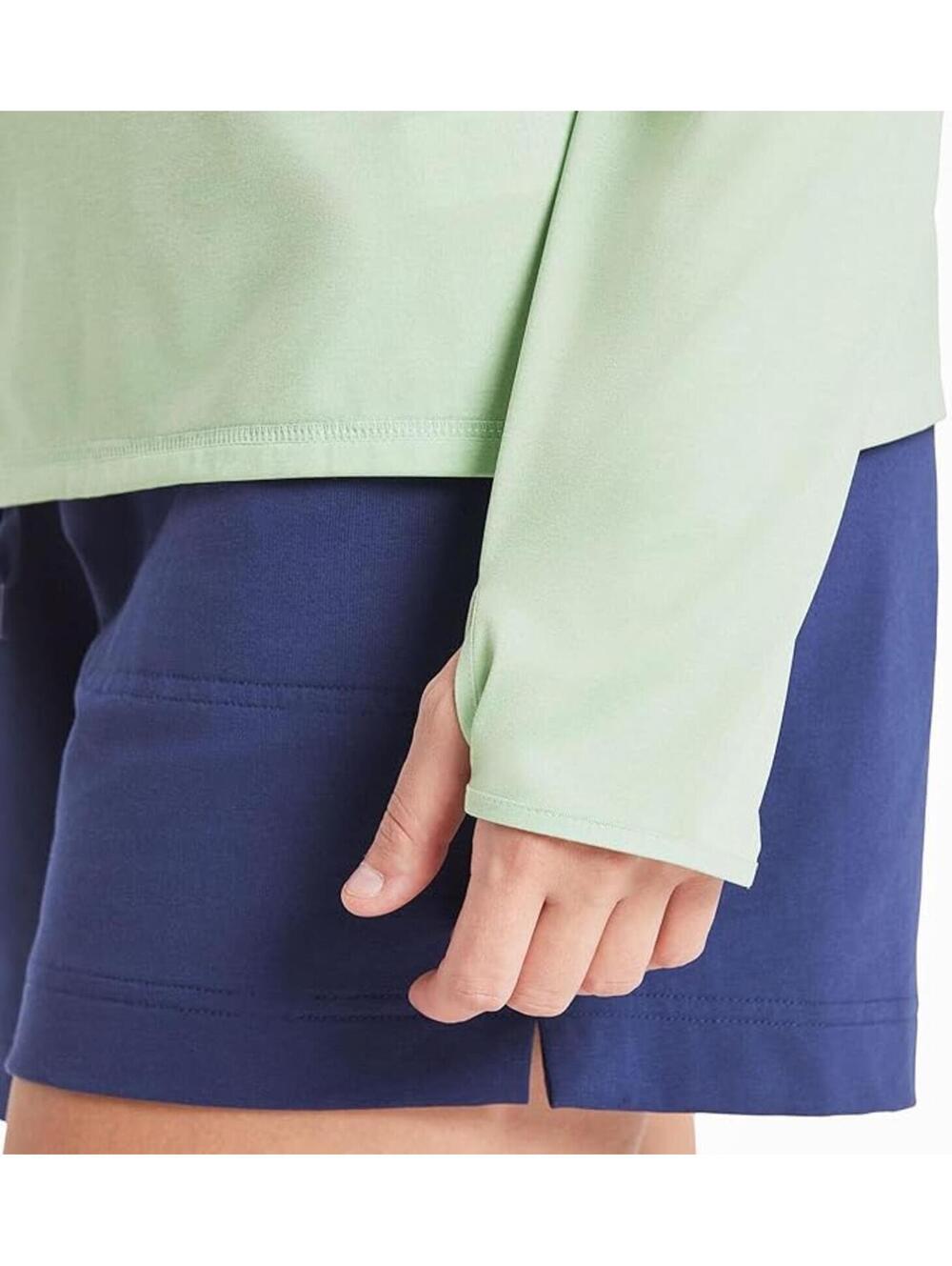 NWT Life is Good LIG Sailboats Hooded Active Tee Sage Green Medium - Picture 4 of 5